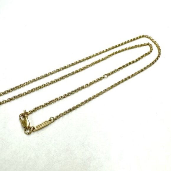 Tiffany & Co. Necklace T 1 Circle Pendant 0.65ct Diamond 18K Yellow Gold - Picture 4 of 4